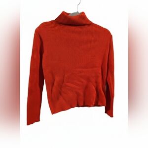 Buy One Get One Free Relativity Women's Cowl Neck Sweater - Vibrant Red